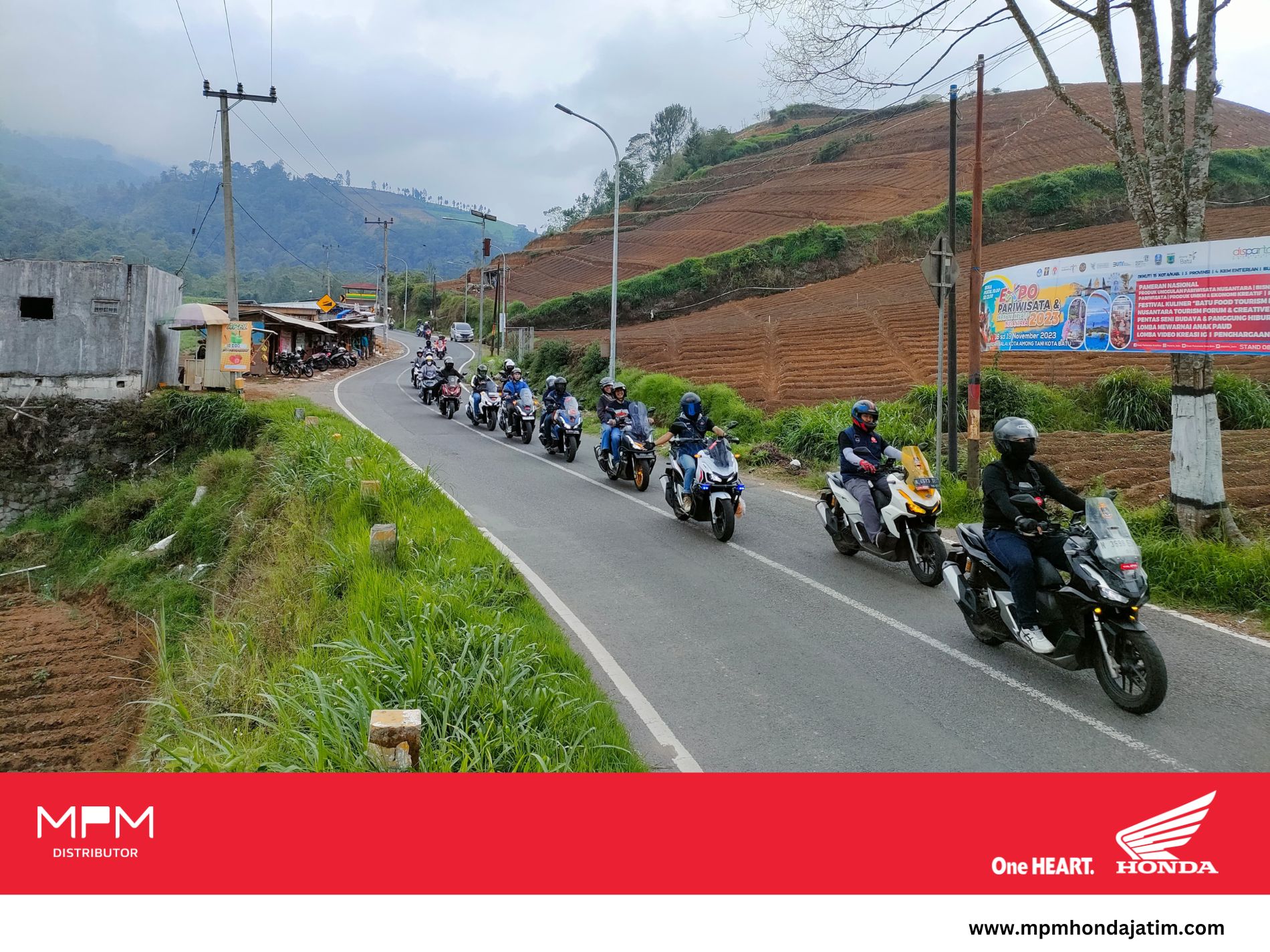 Komunitas Honda ADV Malang Jelajah Misteri Dua Alam 